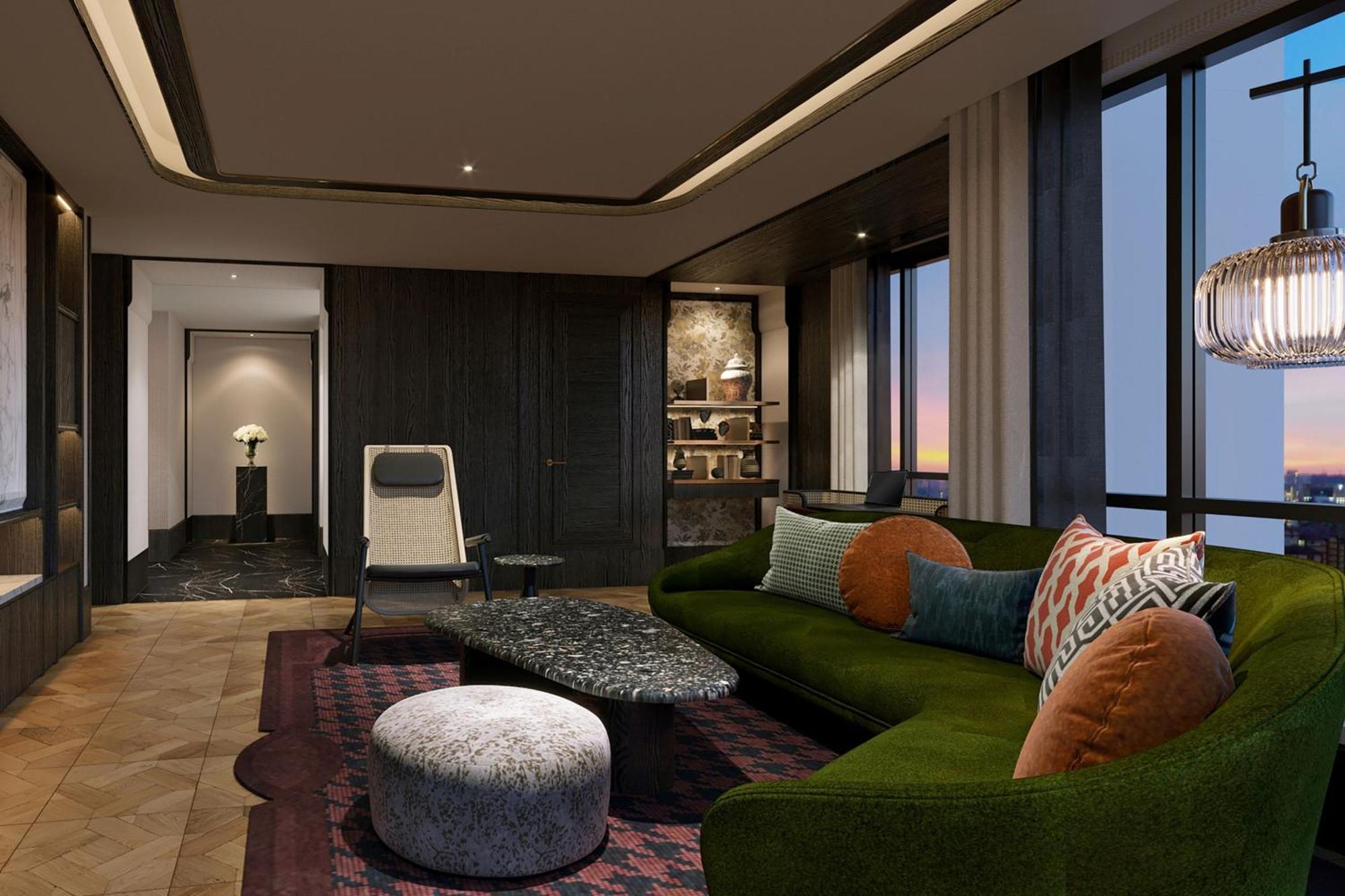 The Millen Penang, Autograph Collection Hotel George Town  Kültér fotó The living room of a 3-bedroom unit